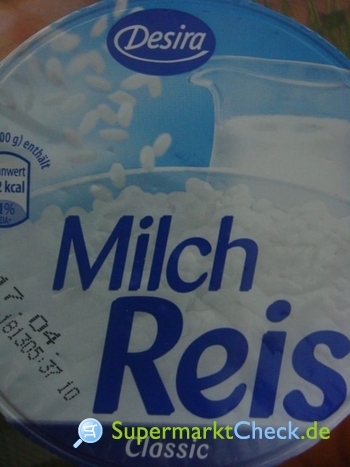 Foto von Desira Milch Reis 
