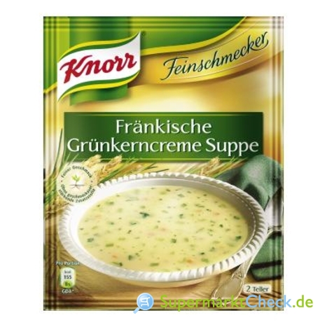 Foto von Knorr Feinschmecker Fränkische Grünkerncreme Suppe