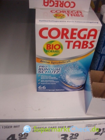 Foto von Corega Bio Tabs Gebissreinigungstabletten