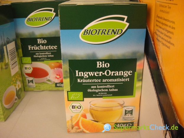 Foto von Biotrend Bio Ingwer Orange Kräutertee