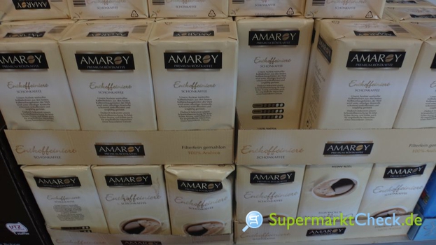Aldi Süd Amaroy Kaffee entkoffeiniert: Bewertungen, Angebote & Preise