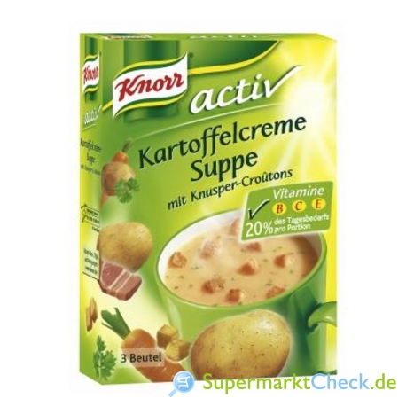 Foto von Knorr activ Kartoffelcreme Suppe 