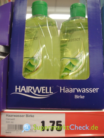 Hairwell Haarwasser Angebote & Birke: Preis, Bewertungen
