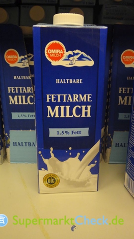 Foto von Omira Haltbare fettarme Milch 