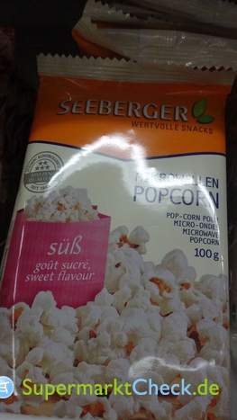 Foto von Seeberger Mikrowellen Popcorn 