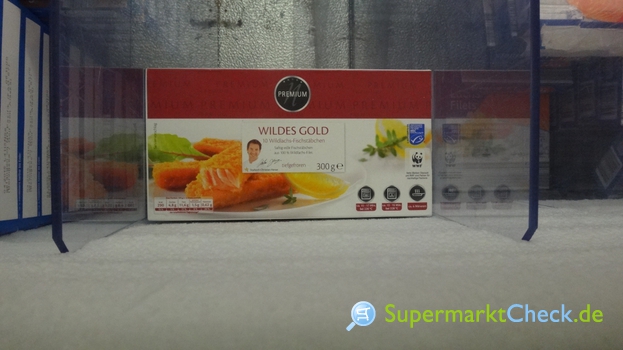 Foto von Premium Wildes Gold 10 Wildlachs Fischstäbchen