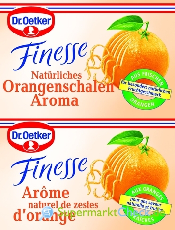 Foto von Dr. Oetker Finesse Natürliches Orangenschalen Aroma 2-er