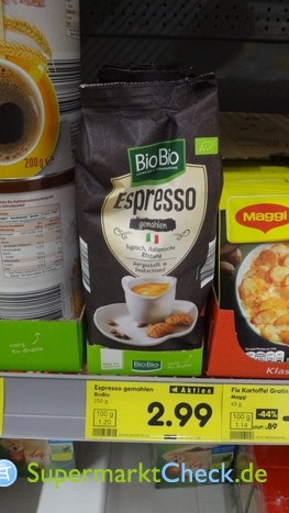 Foto von BioBio Espresso gemahlen