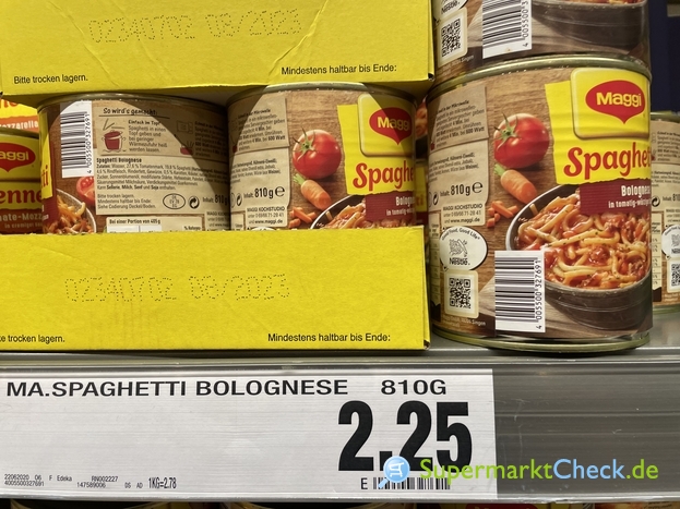 Foto von Maggi Spaghetti Bolognese