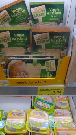Foto von Vegetarisch Lecker Klassik Aufschnitt ohne Fleisch