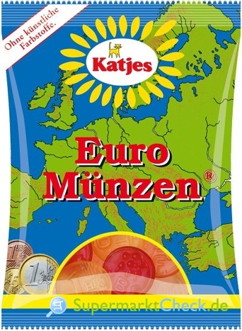 Foto von Katjes Euro-Münzen Fruchtgummi