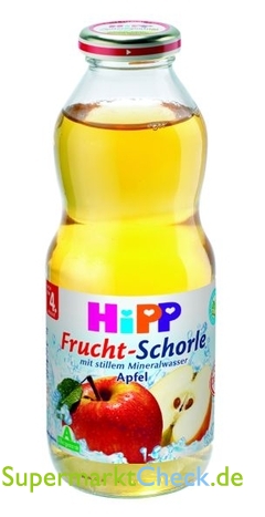 Foto von Hipp Frucht-Schorle mit stillem Mineralwasser 