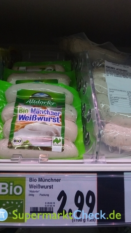 Foto von Altdorfer Biofleisch Bio Münchner Weißwurst