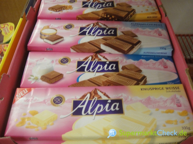 Foto von Alpia Knusprige weisse Schokolade