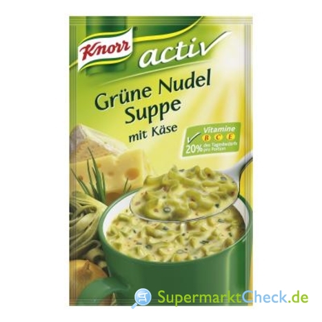Foto von Knorr activ Grüne Nudel-Suppe 