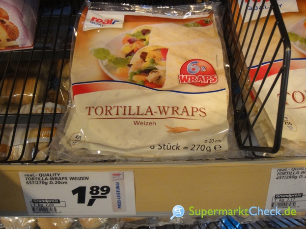 Foto von real Quality Tortilla Wraps Weizen