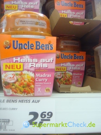 Foto von Uncle Bens Heiss auf Reis 