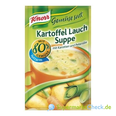 Foto von Knorr Gemüse satt Kartoffel Lauch Suppe