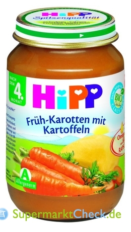 Foto von Hipp Früh-Karotten mit Kartoffeln