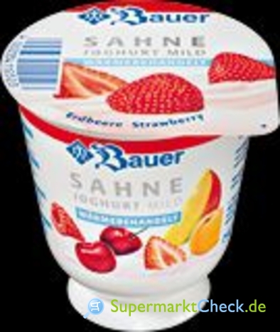 Foto von Bauer Sahne Joghurt mild wärmebehandelt