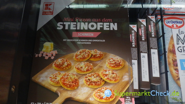 Foto von K Classic Mini Steinofen Pizza 