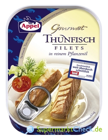 Foto von Appel Gourmet Thunfisch-Filets