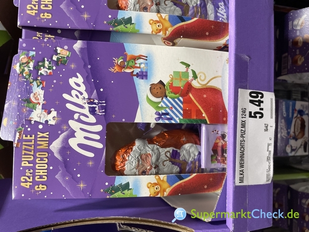 Foto von Milka Puzzle & Choco Mix Weihnachten 124g