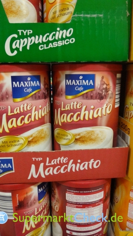 Foto von Maxima Cafe Typ Latte Macchiato