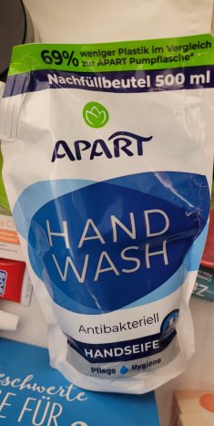Foto von Apart Flüssigseife Handwash Antibakteriell 500ml