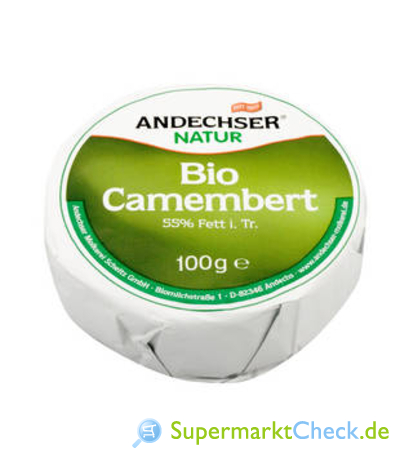 Foto von Andechser Natur Bio Camembert