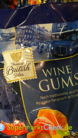 Foto von Taste of British Isles Wine Gums