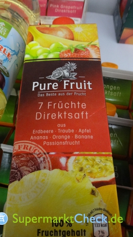 Foto von Pure Fruit 7 Früchte Direktsaft