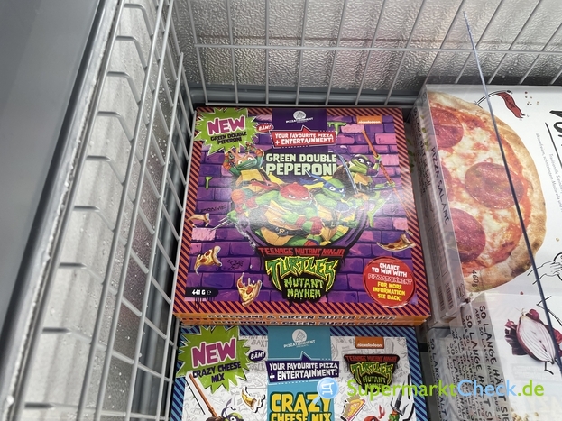 Foto von Pizzatainment Teenage Mutant Pizza Green Double Peperoni 