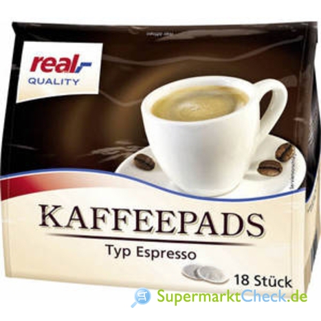 Preis & Kalorien für Kaffee Pads Espresso | SupermarktCheck
