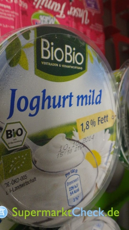 Foto von BioBio Fettarmer Joghurt mild