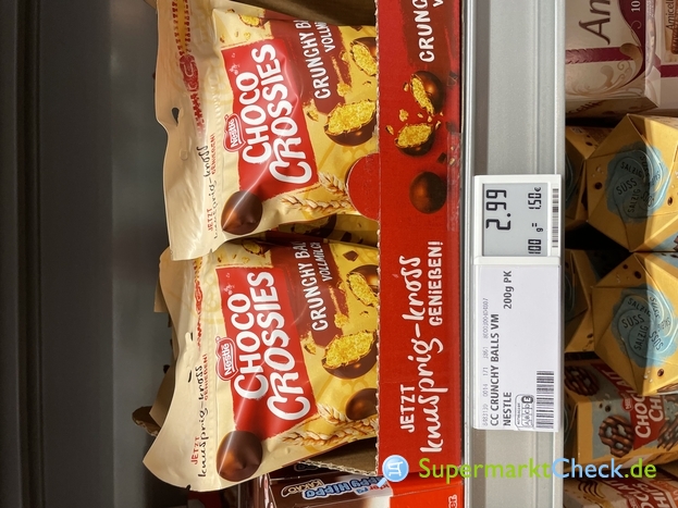 Foto von Nestle Choco Crossies 