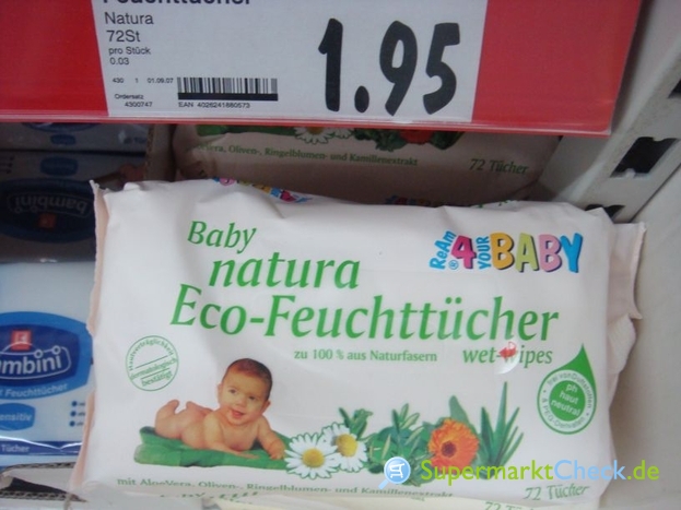 Foto von ReAm for your Baby natura Eco Feuchttücher