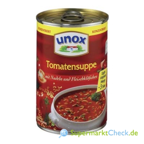 Foto von Unox Konzentrierte Suppen Tomatensuppe
