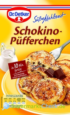 Foto von Dr. Oetker Süße Mahlzeit Schokino-Püfferchen