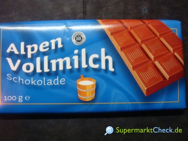 Foto von Netto Alpenvollmilch Schokolade