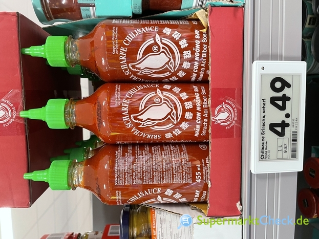 Foto von Flying Goose Chilisauce Sriracha, scharf