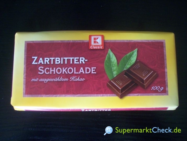 Foto von K Classic Zartbitter-Schokolade