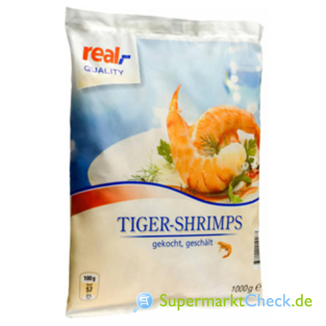Foto von real Quality Black Tiger Shrimps