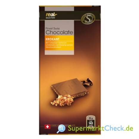 Foto von real Selection Finest Swiss Chokolate Krokant