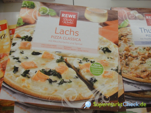 Foto von REWE Beste Wahl Lachs Pizza Classica