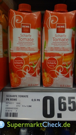 Foto von REWE Beste Wahl Scharfe Tomate