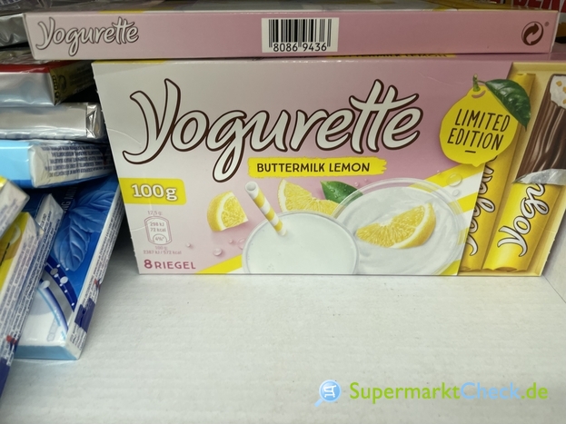 Kalorien & Edition: Yogurette Limited Lemon Buttermilk Angebote, Nutri-Score Preis,