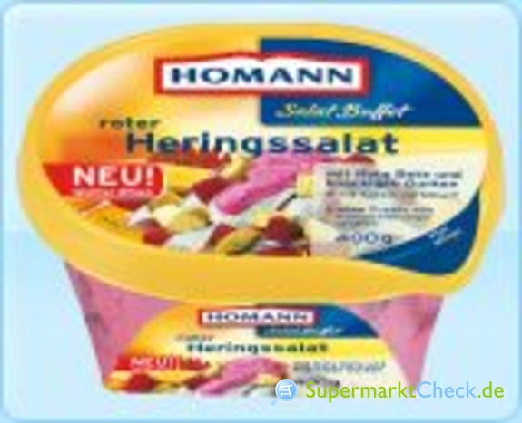 Foto von Homann Salat Buffet roter Heringssalat