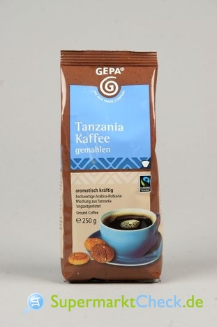 Foto von Gepa Tanzania Kaffee