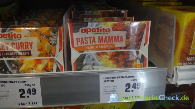 Foto von Apetito Lunchbox Pasta Mamma